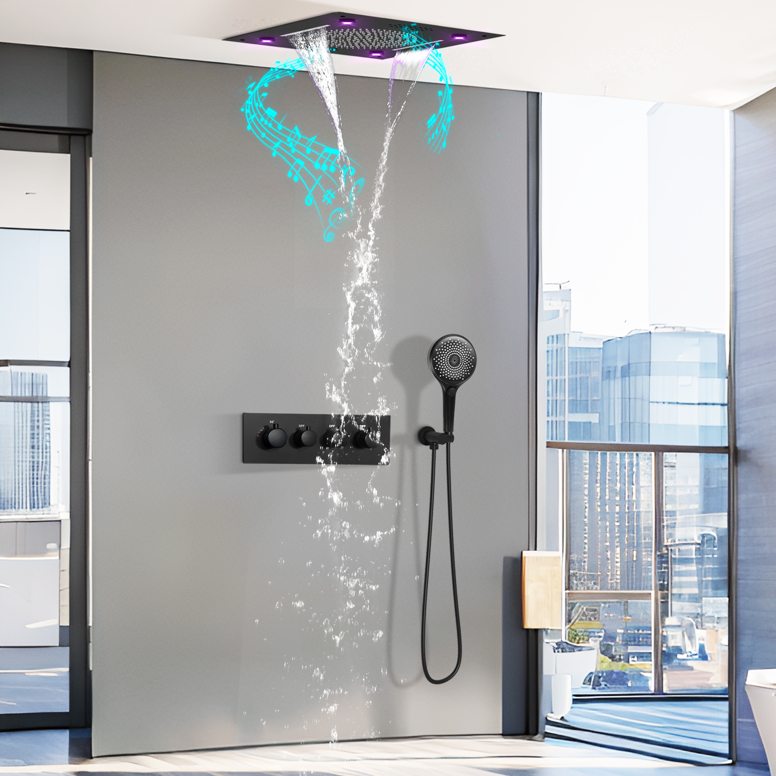 Torneira para banheira e chuveiro