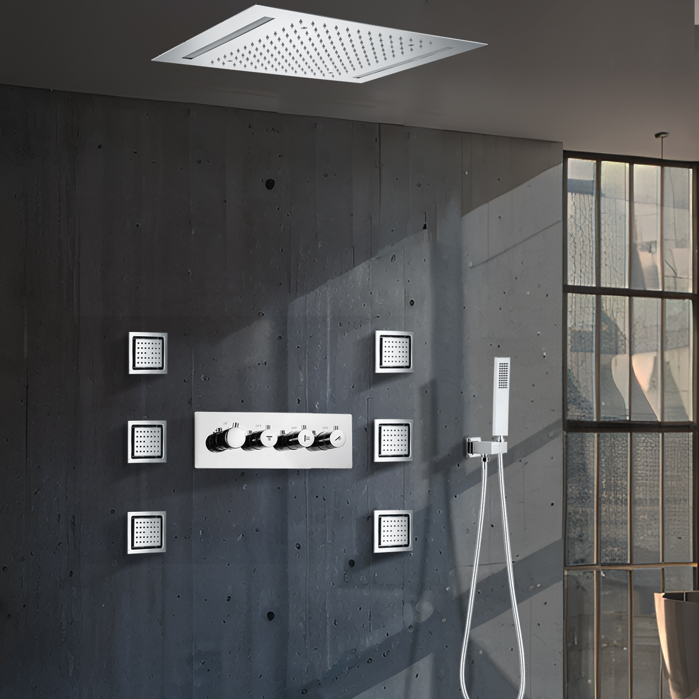 Sistema de chuveiro de chuva