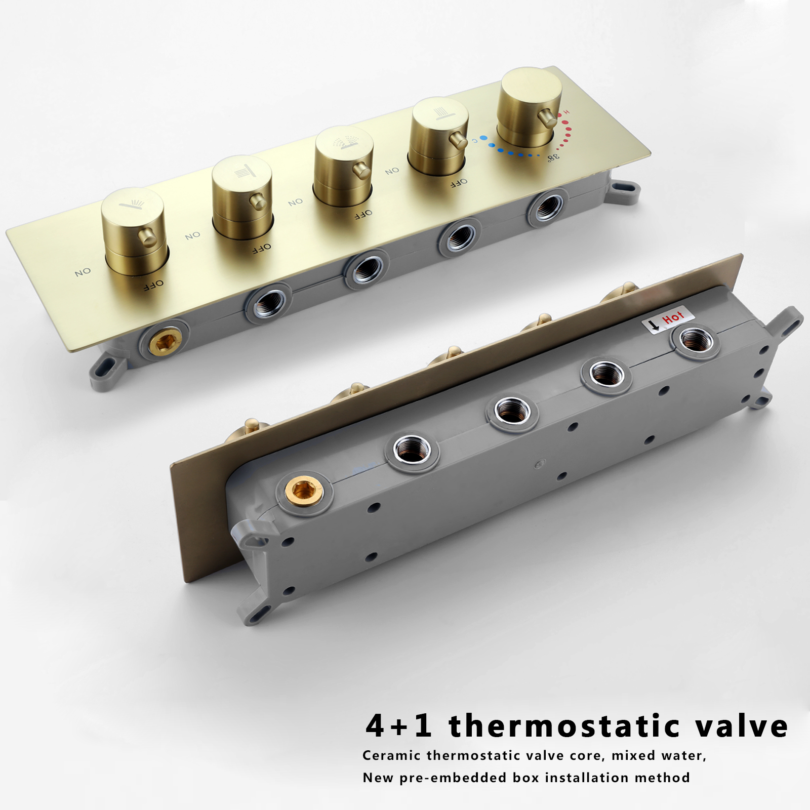 sistema de barra de chuveiro