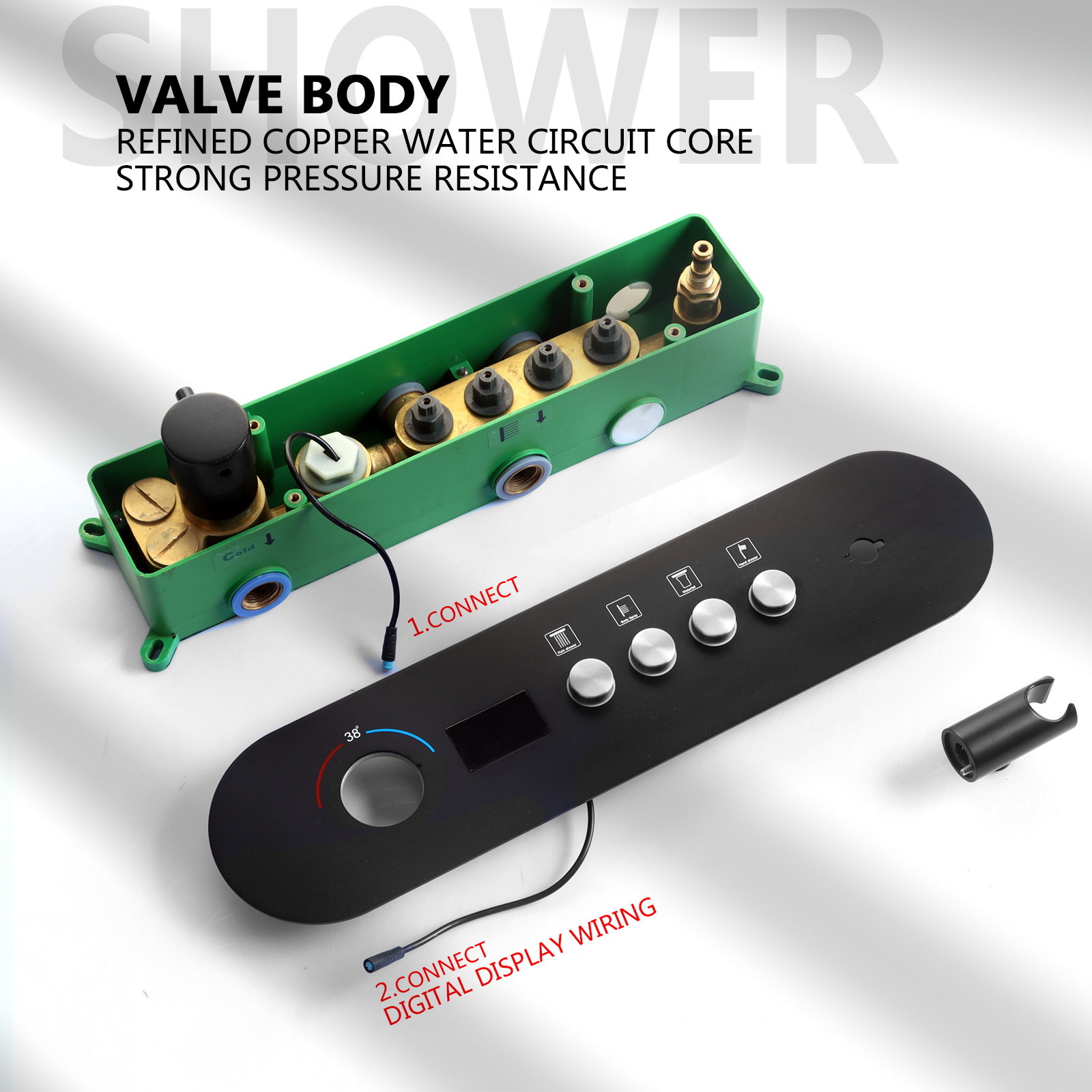 Torneira para banheira e chuveiro