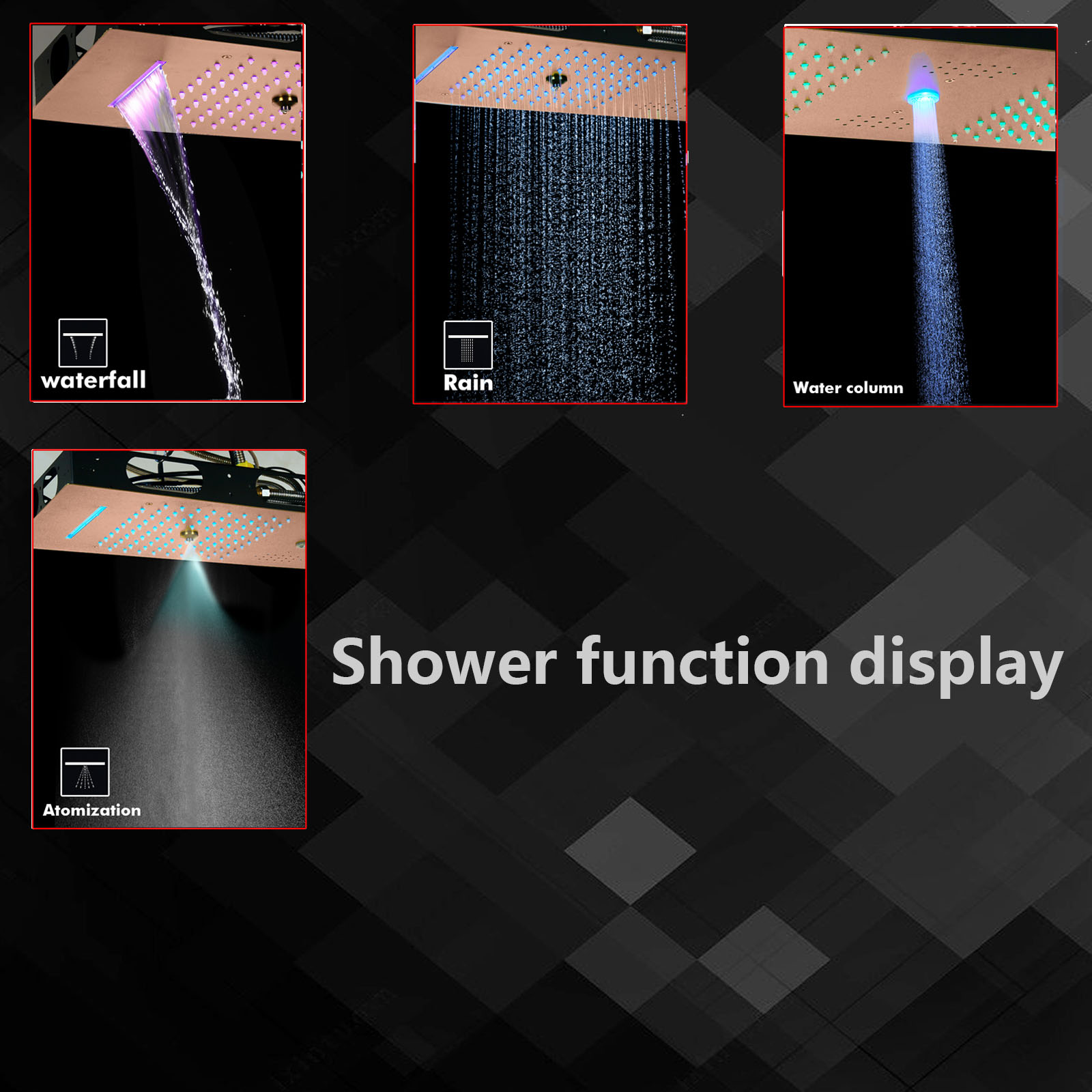 conjunto de chuveiro para banheiro