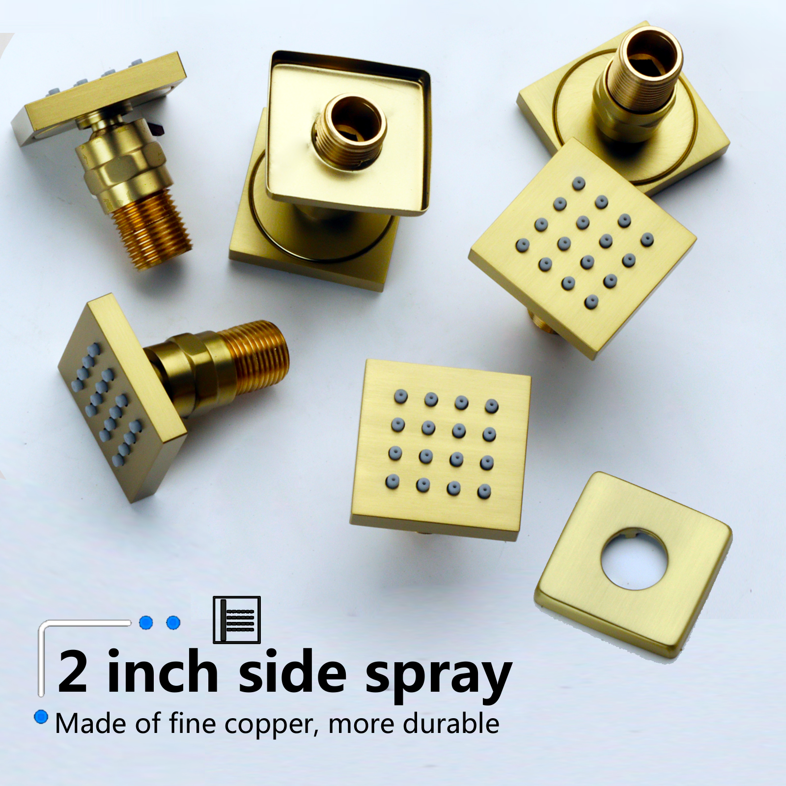 sistema de chuveiro montado na parede