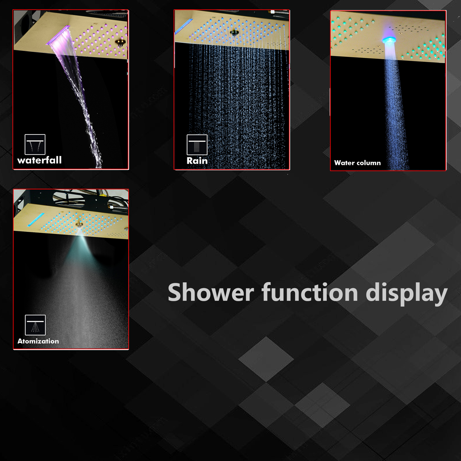 conjunto de chuveiro para banheiro