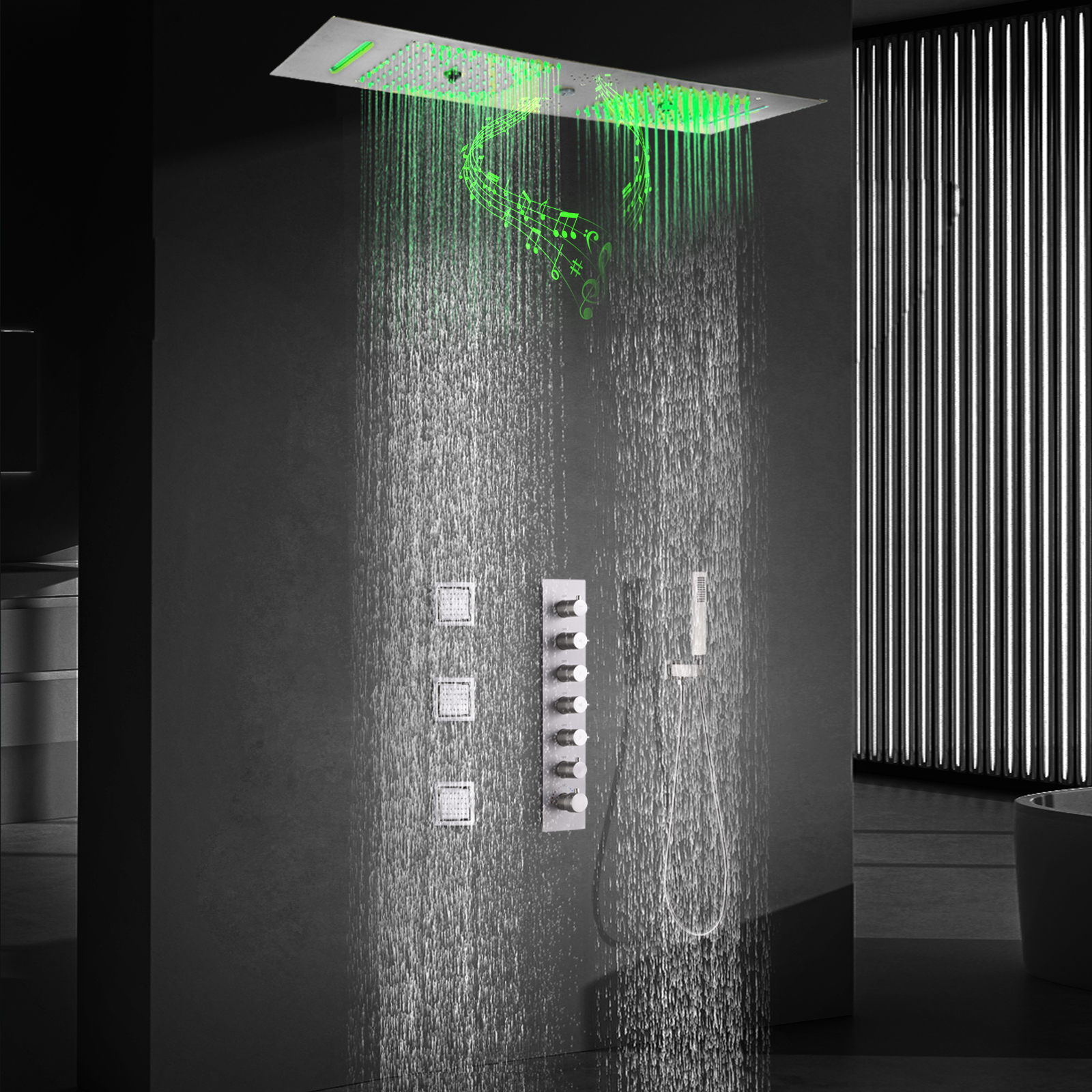 Sistema de chuveiro de chuva