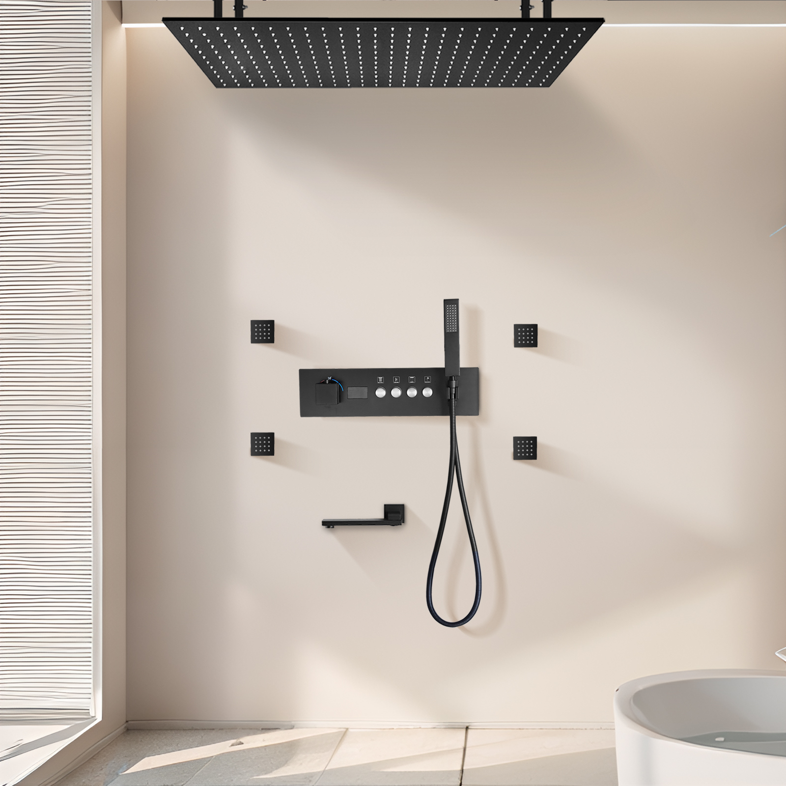 Sistema de chuveiro de chuva