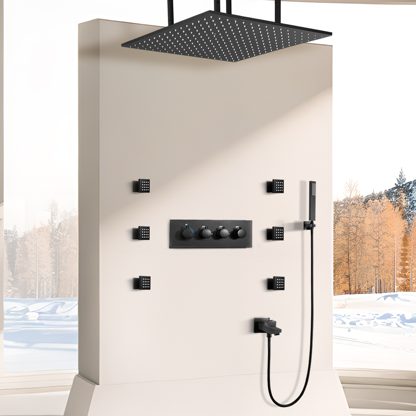 Torneira para banheira e chuveiro