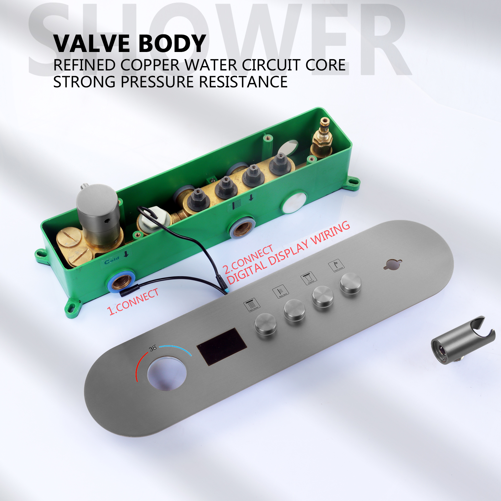 Sistema de chuveiro de chuva