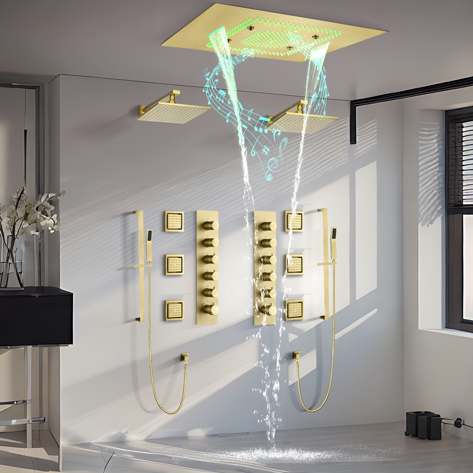 Transforme sua experiência de banho com chuveiros de LED