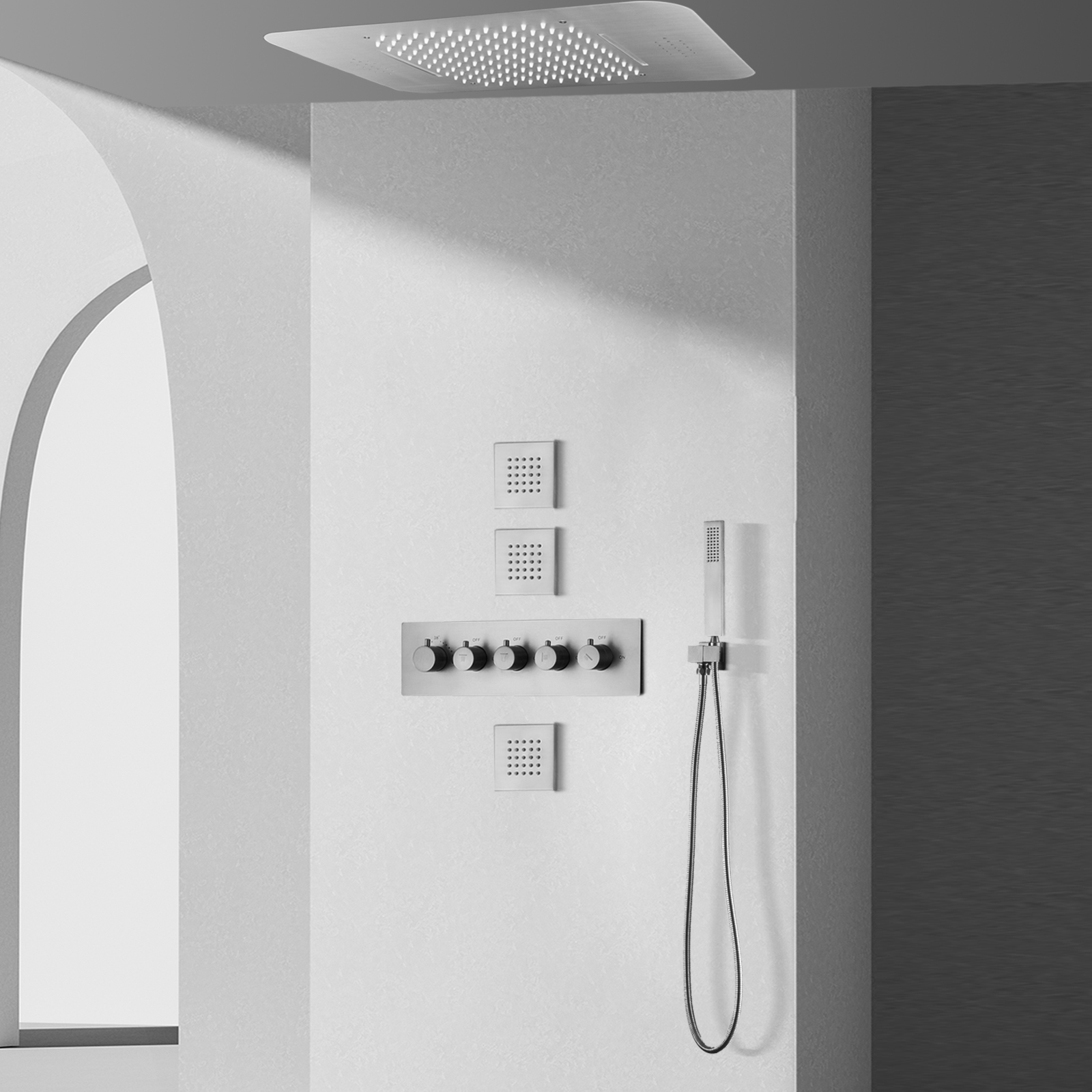 Sistema de chuveiro de chuva