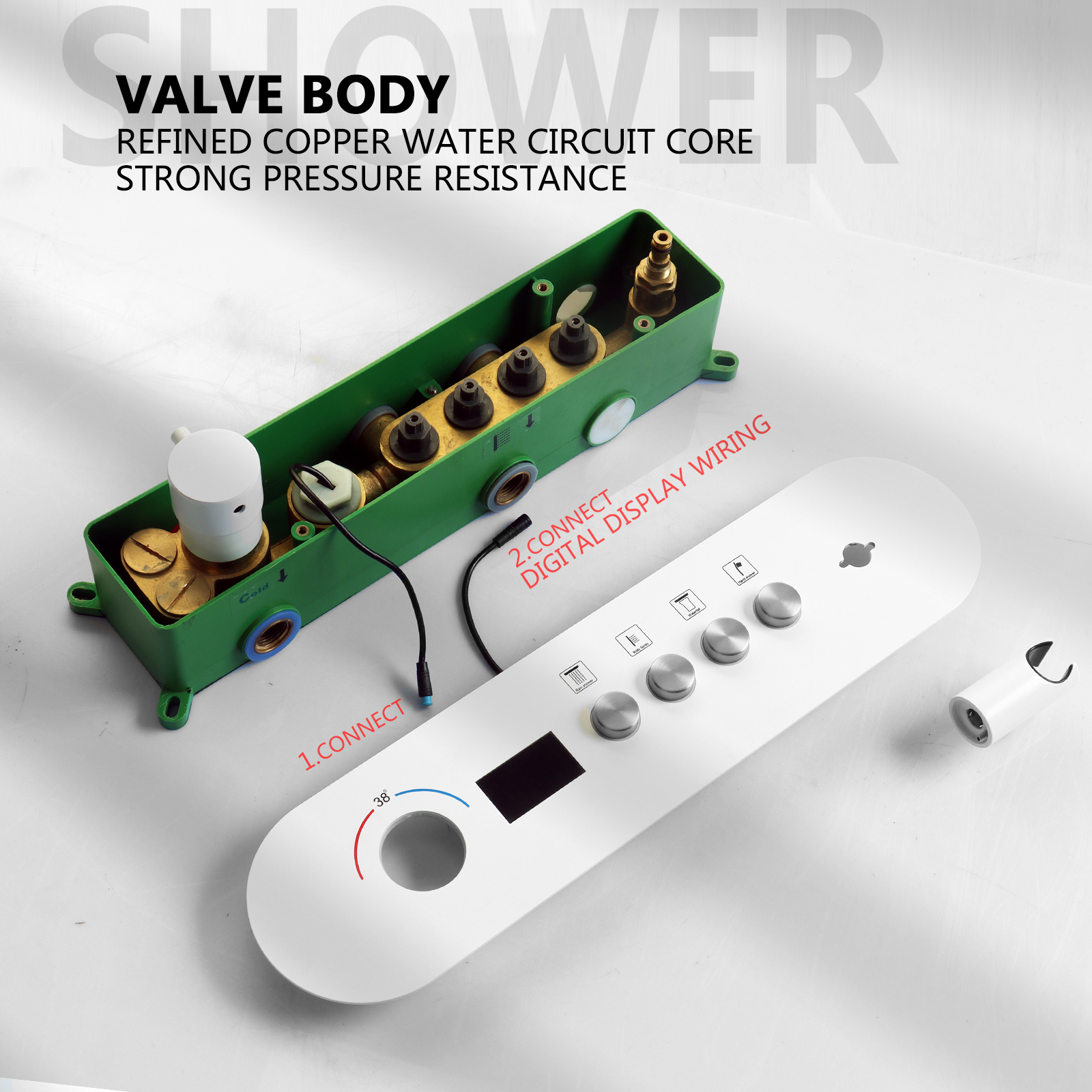 Sistema de chuveiro de chuva