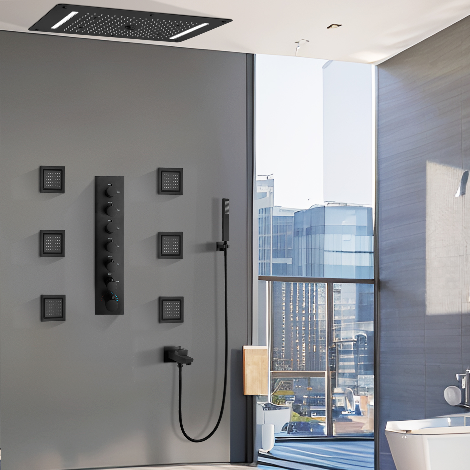 O guia definitivo para escolher o conjunto de chuveiro de chuva perfeito para seu banheiro