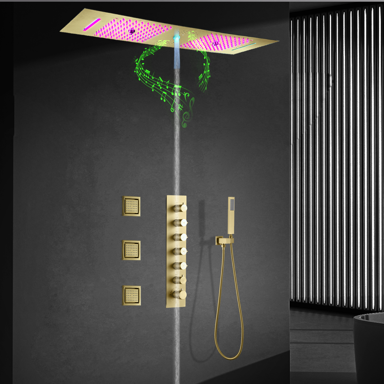 Sistema de chuveiro de chuva