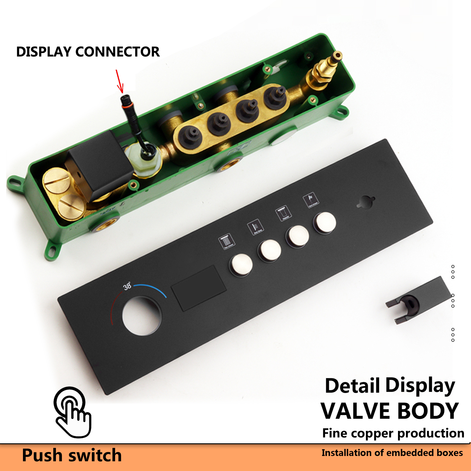 Chuveiro com display digital