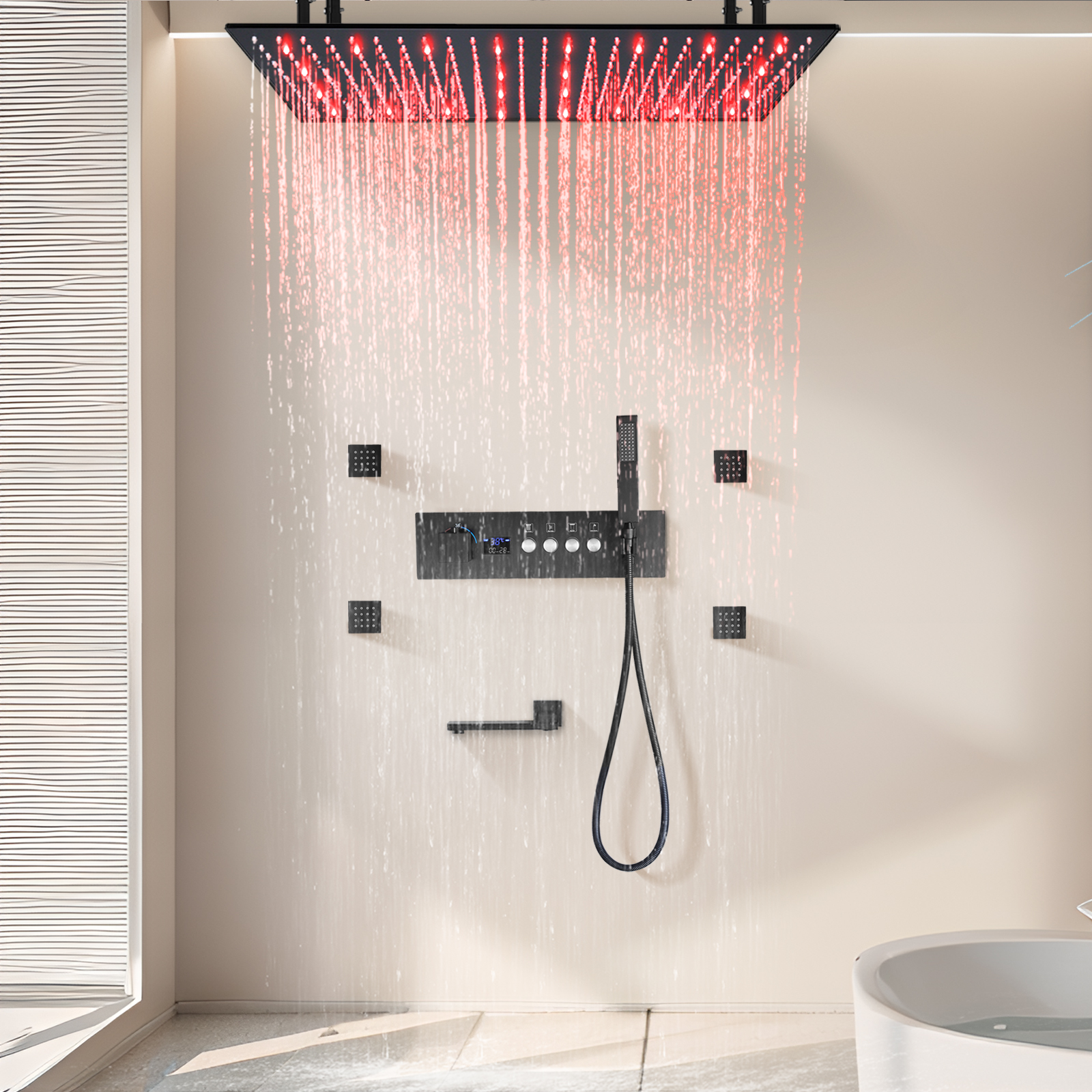 Torneira para banheira e chuveiro