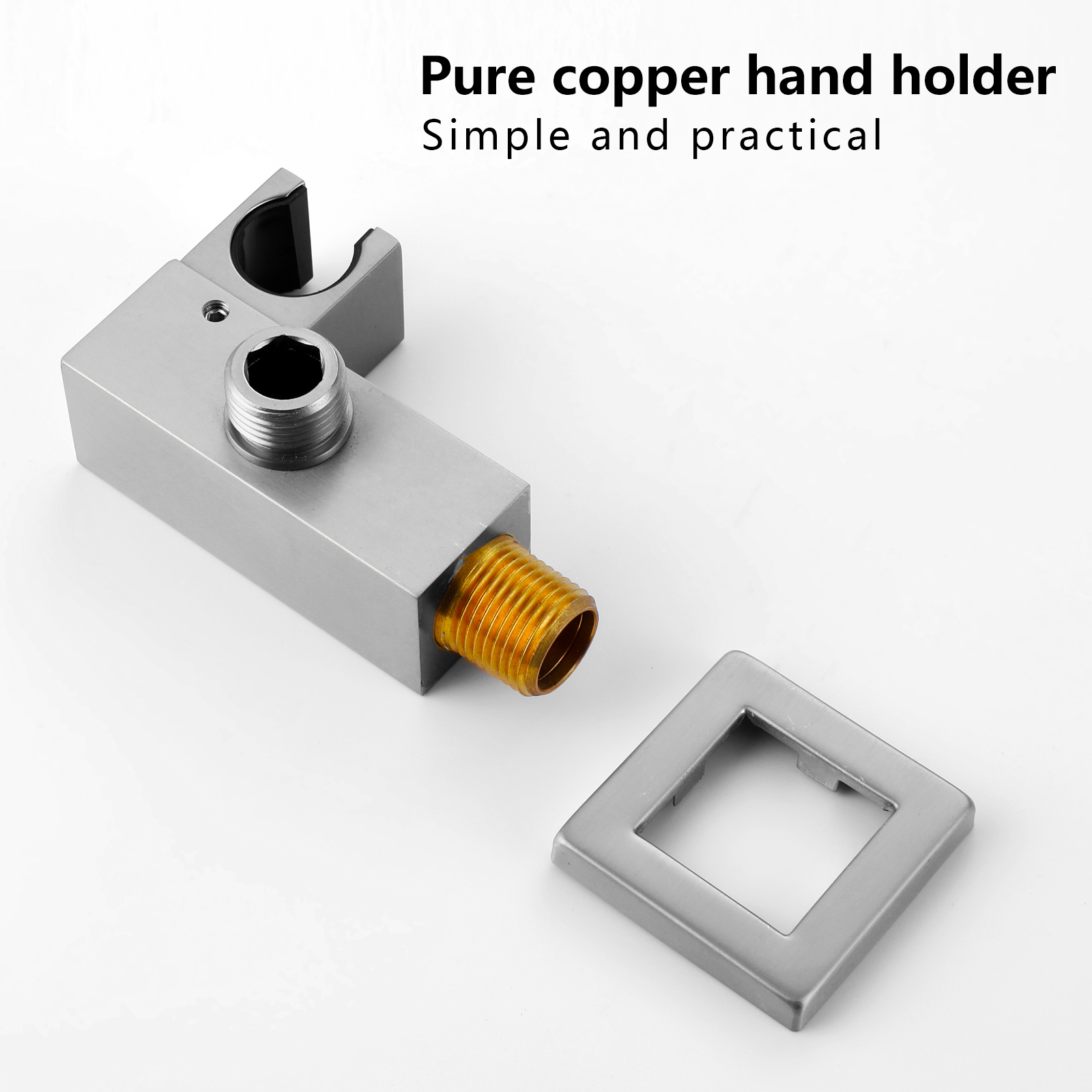 Cabe&ccedil;a de chuveiro de a&ccedil;o inoxid&aacute;vel