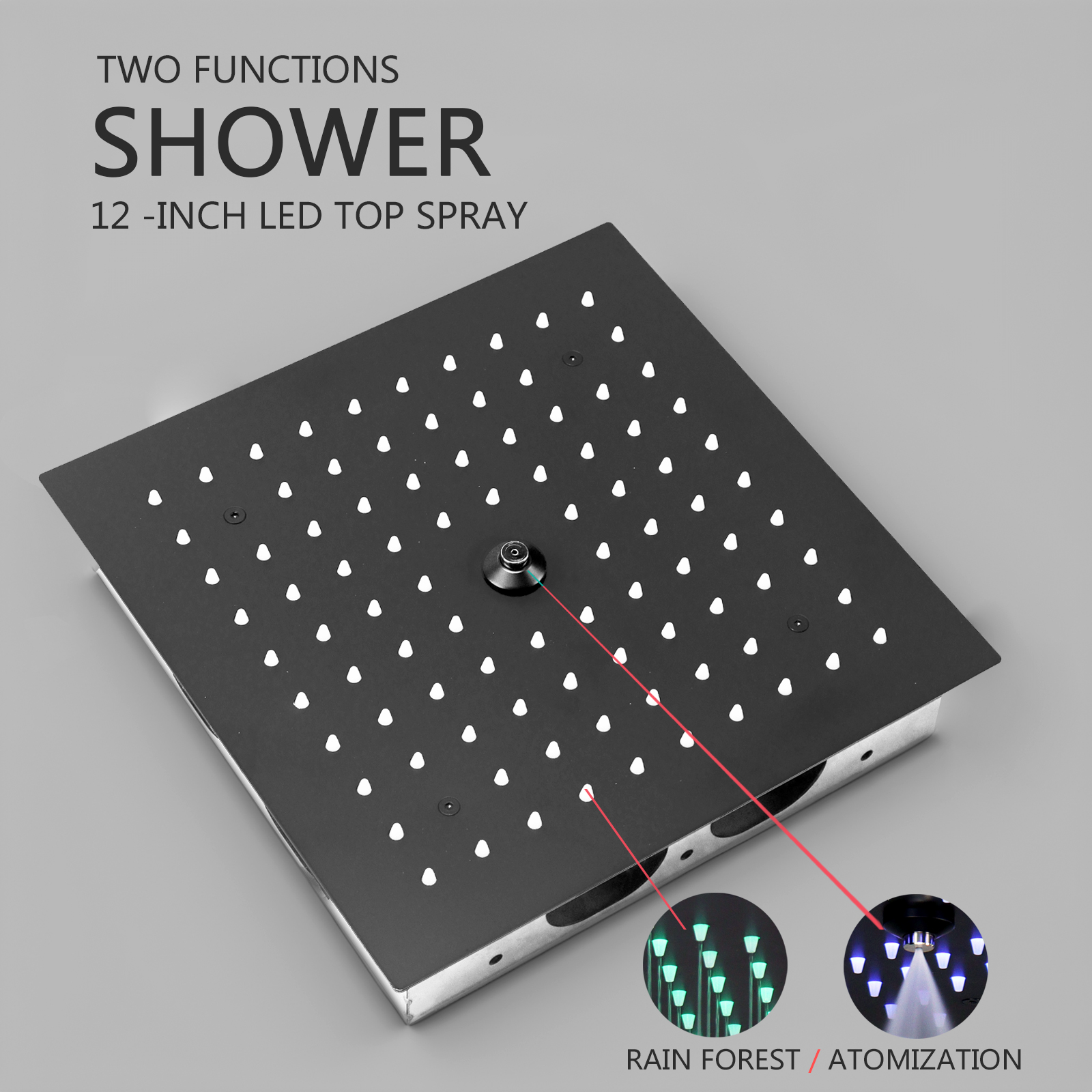 conjunto de chuveiro de m&atilde;o preto