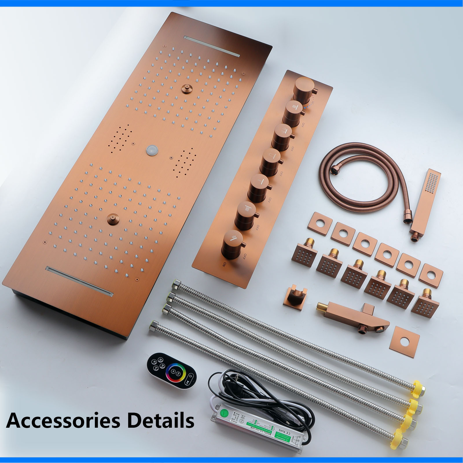 Sistema de chuveiro de chuva