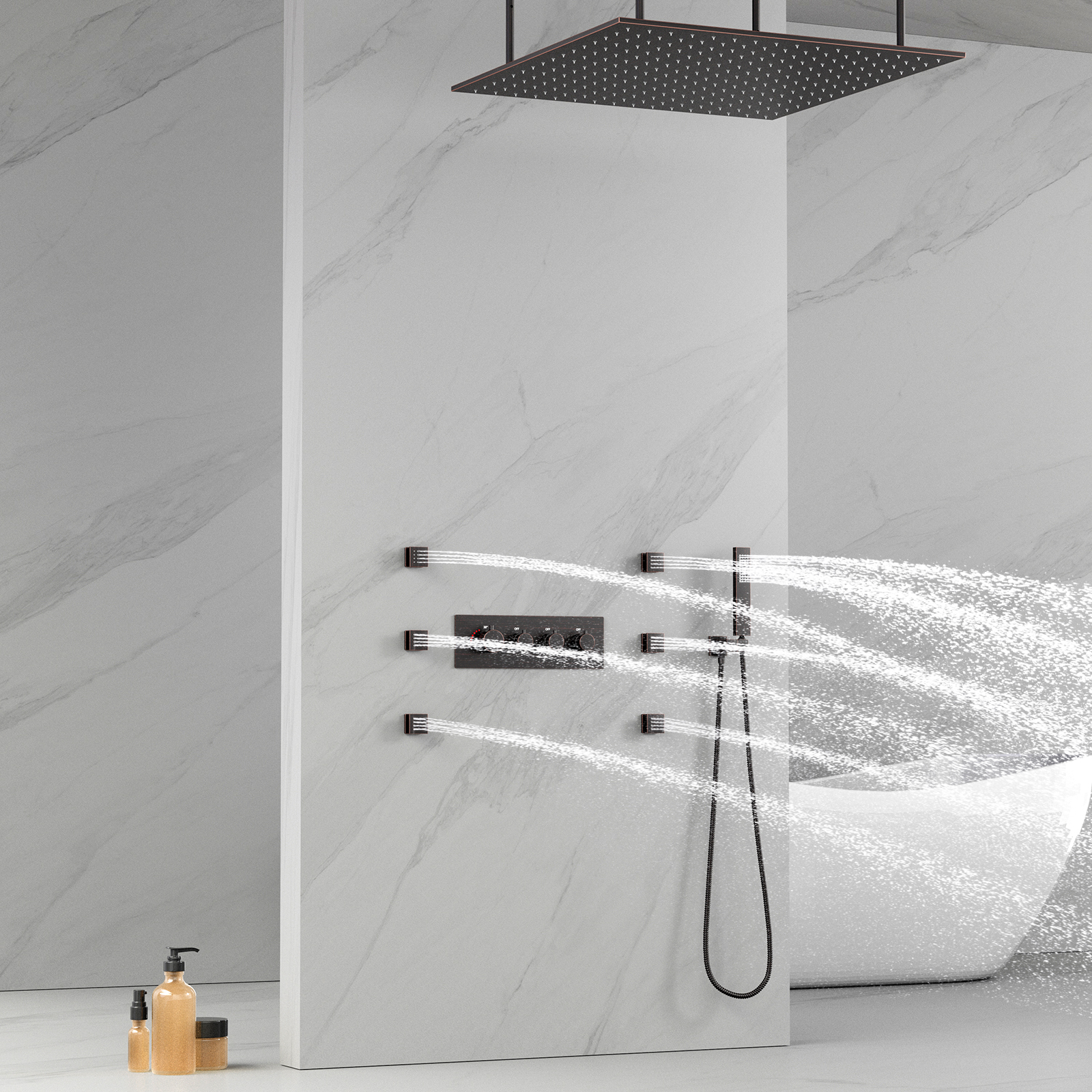 chuveiro com 3 configura&ccedil;&otilde;es