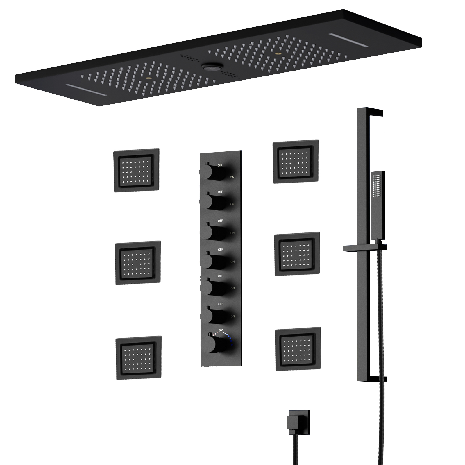 kit de v&aacute;lvula de chuveiro