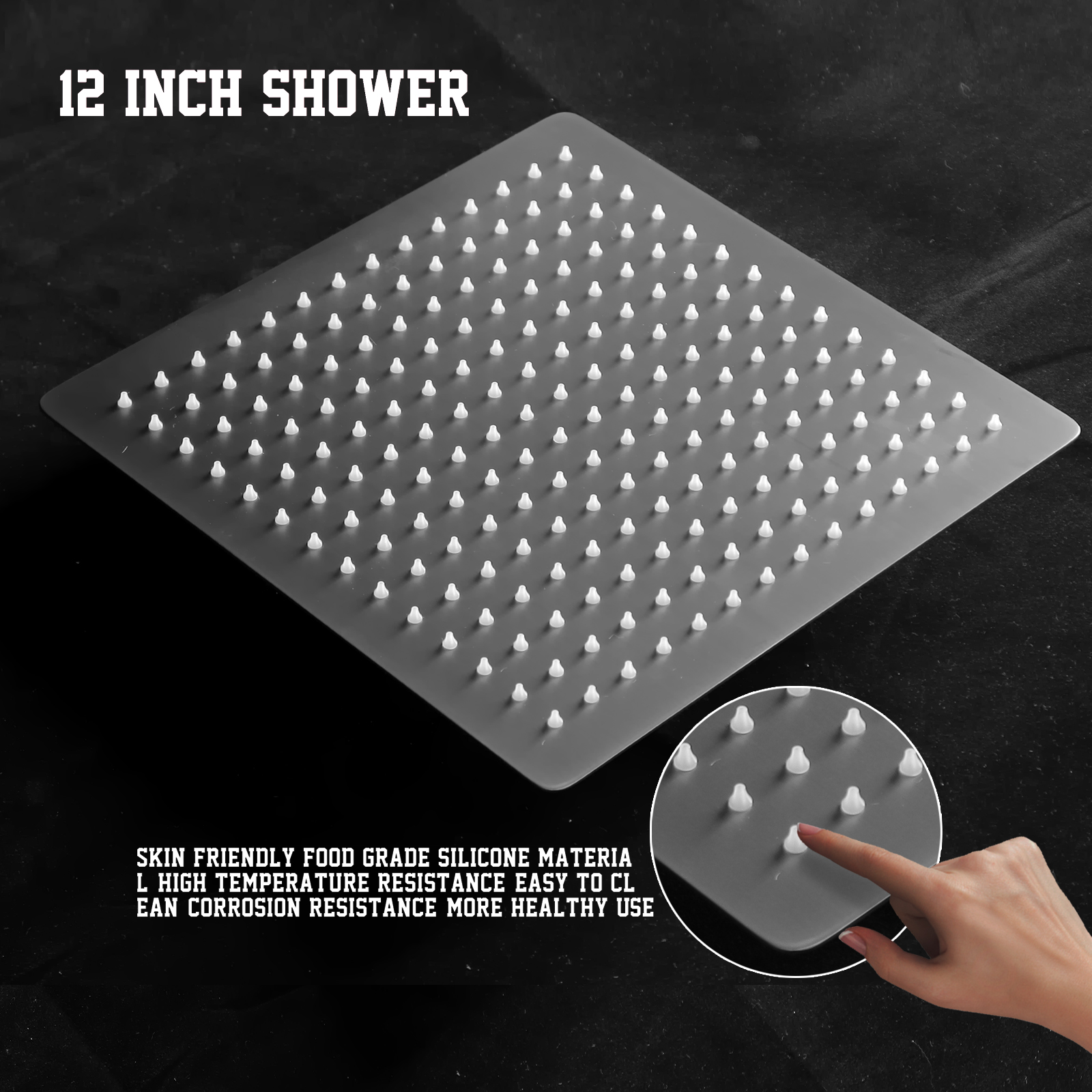 conjunto de chuveiro e bot&atilde;o