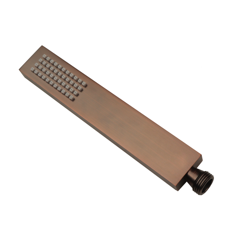 Acessórios de chuveiro de banho marrom chuveiro de mão de latão