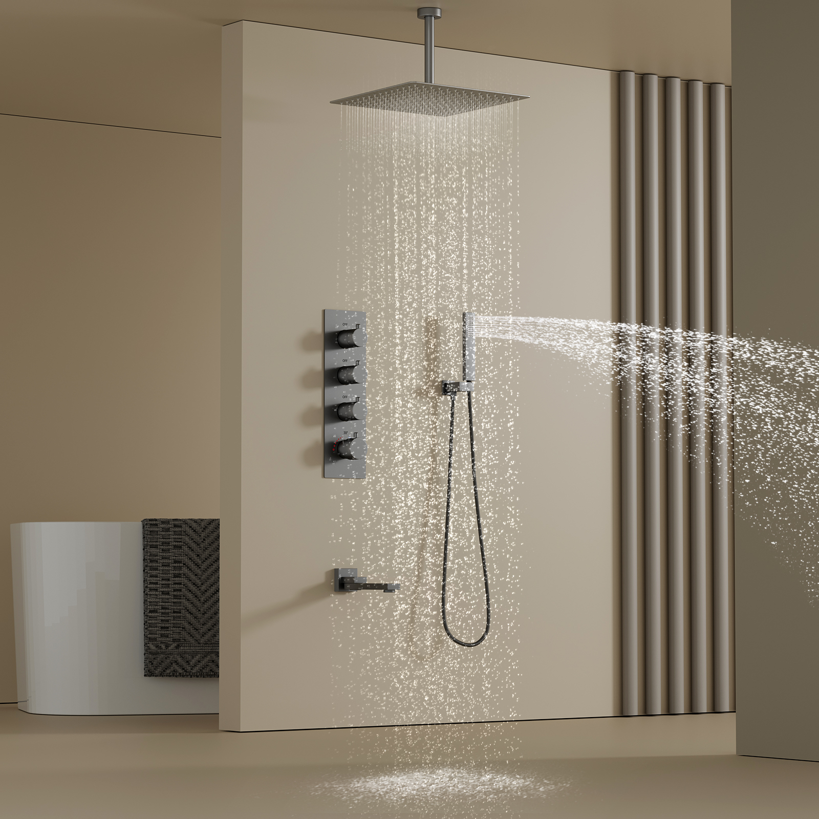 A evolução e o apelo dos conjuntos de chuveiro