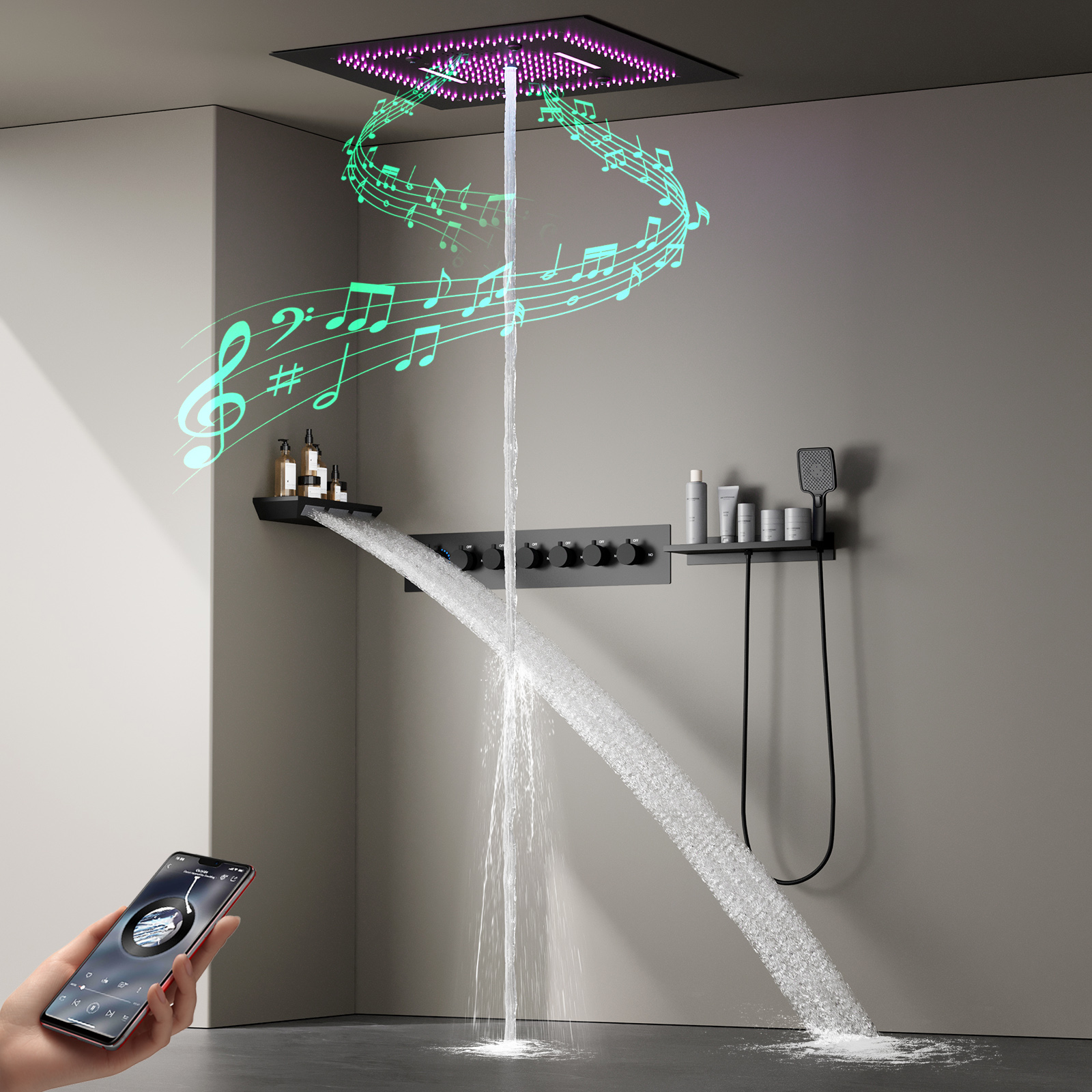 Kit de torneira de chuveiro