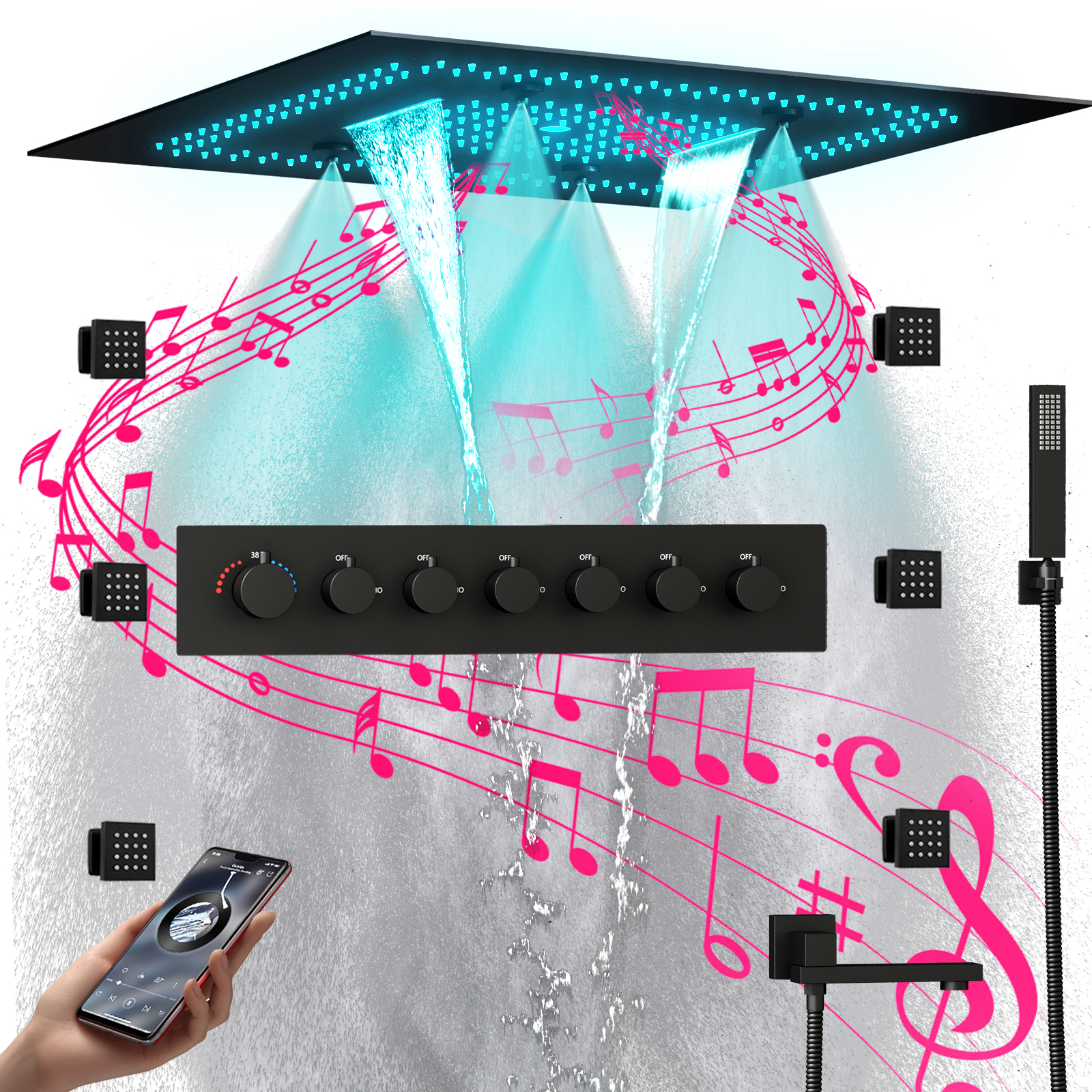 torneira de chuveiro com v&aacute;lvula