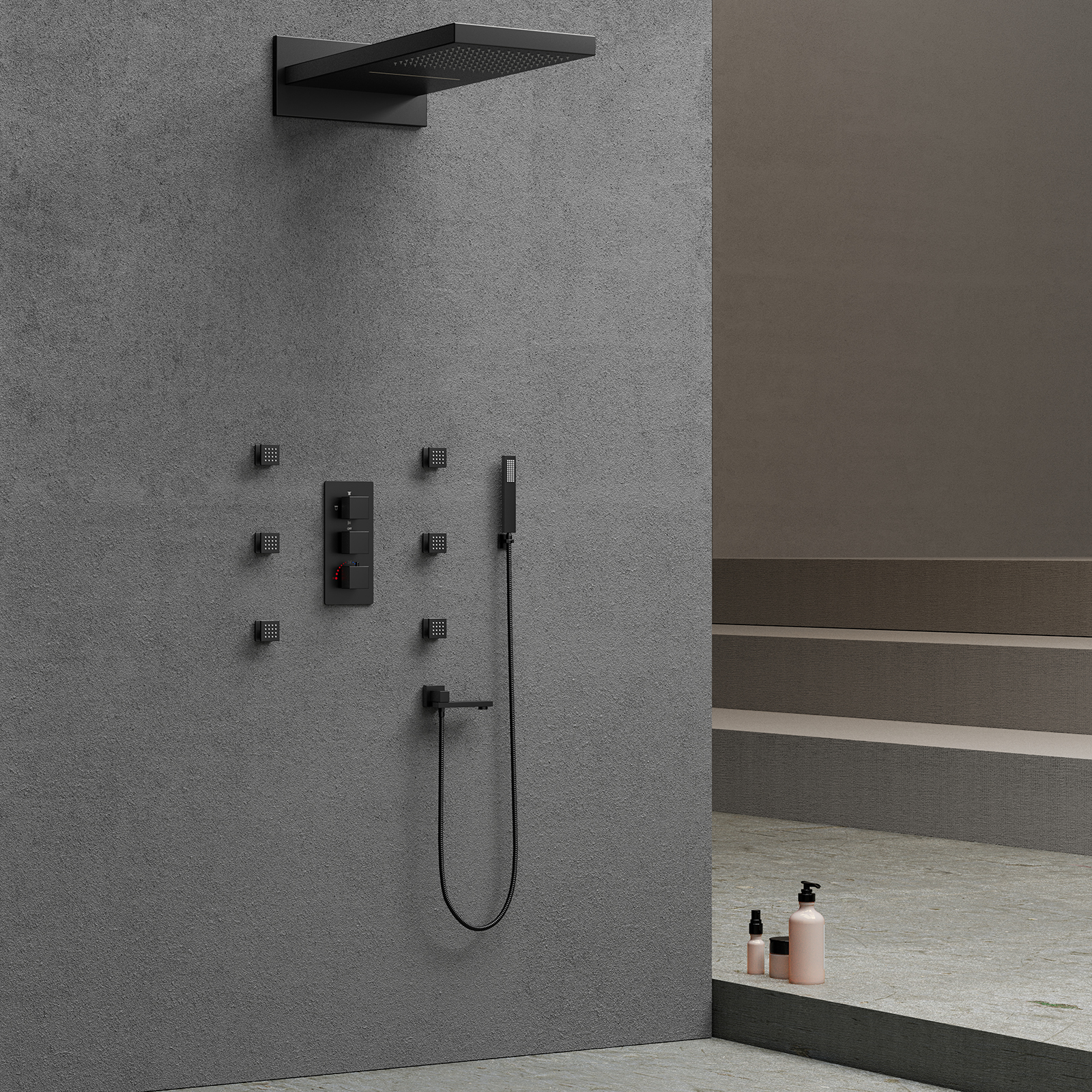 kit de guarni&ccedil;&atilde;o de chuveiro com v&aacute;lvula