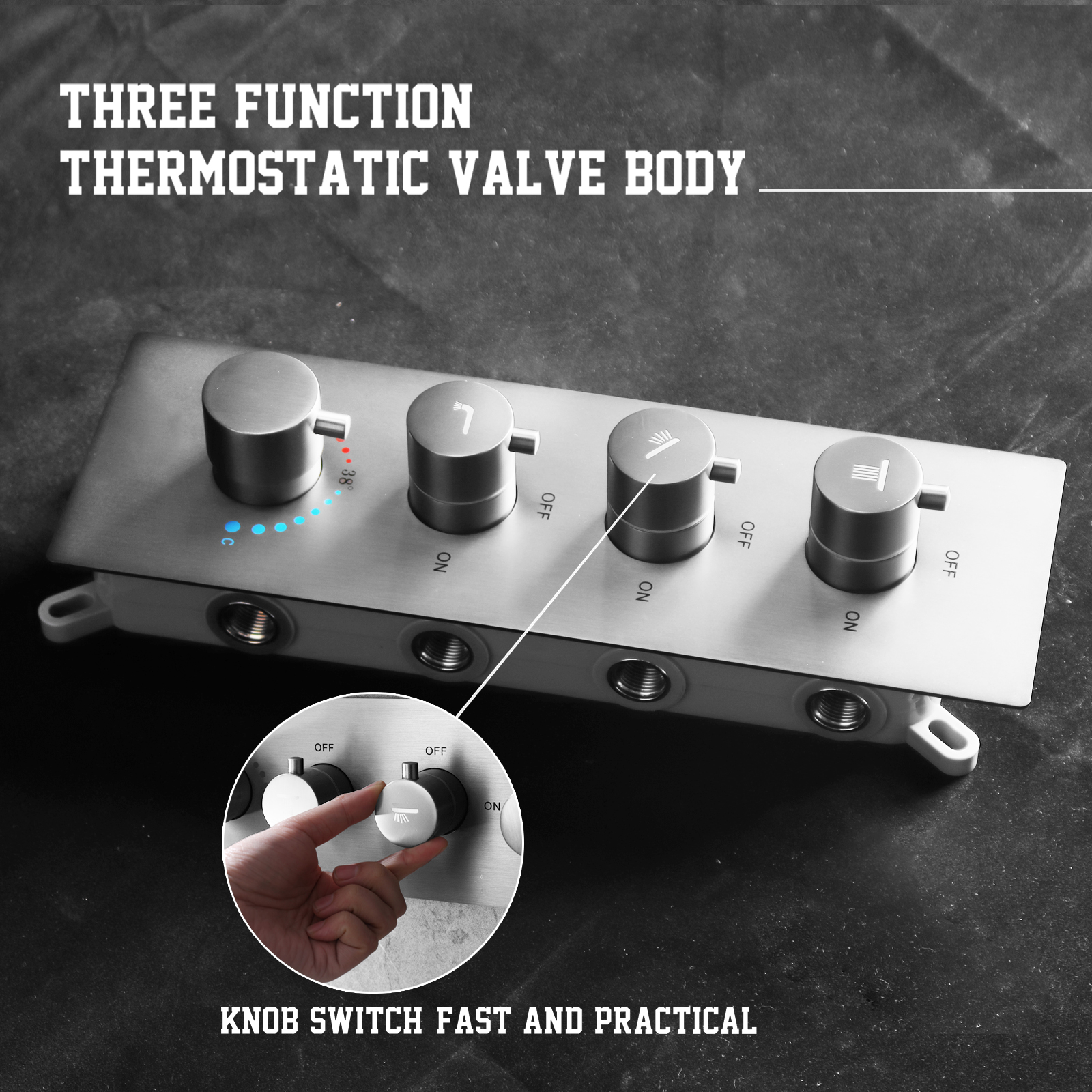 conjunto de chuveiro com v&aacute;lvula