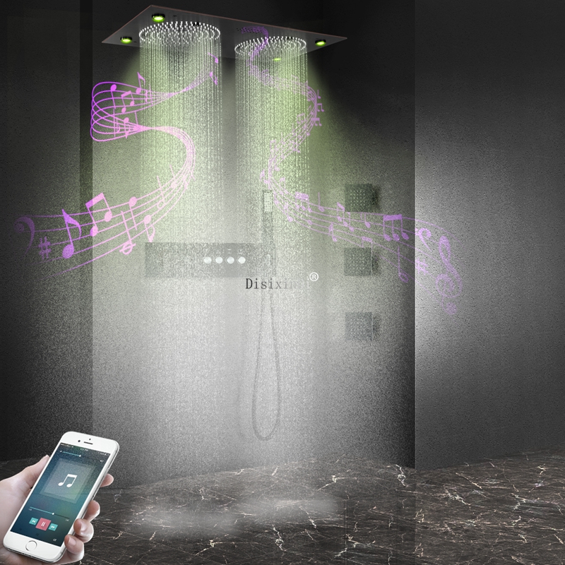 Eleve a sua experiência de chuveiro com chuveiros de LED e conjuntos de chuveiros de aço inoxidável
