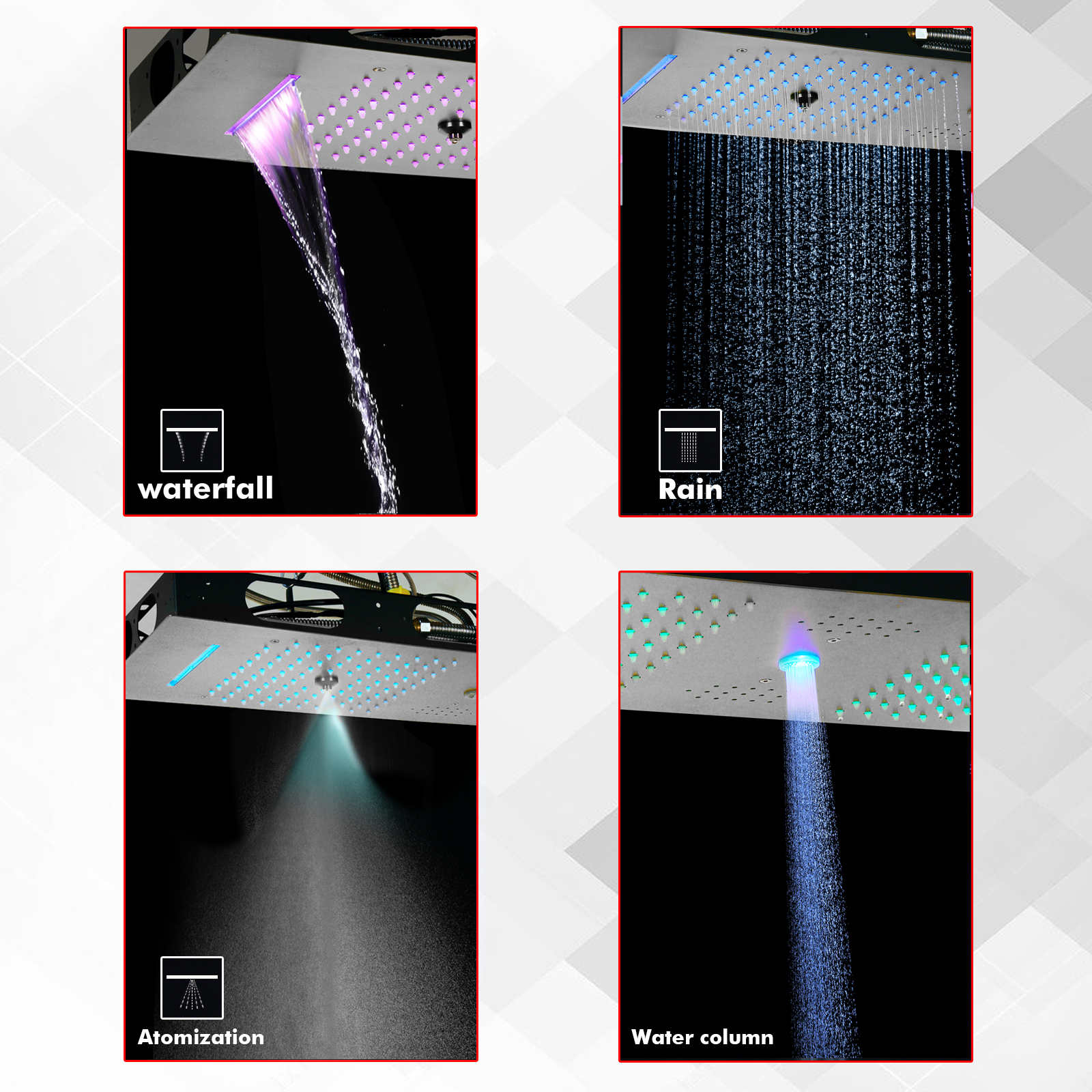 conjunto de chuveiro